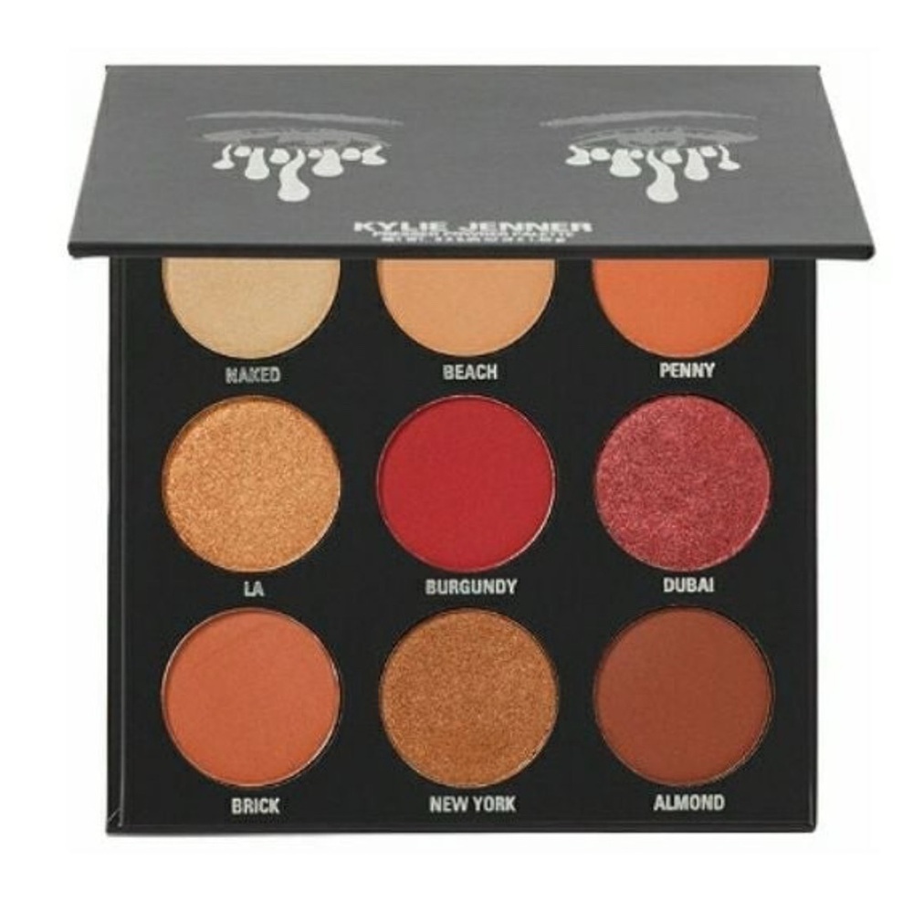 🆕 KYLIE COSMETICS Pressed Powder Eyeshadow Palette in The Burgundy Palette NIB - Picture 3 of 8